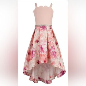 Size 14 Gown, rhinestone belt design.